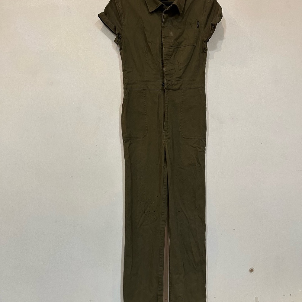 Olive Green Women's Jumpsuit